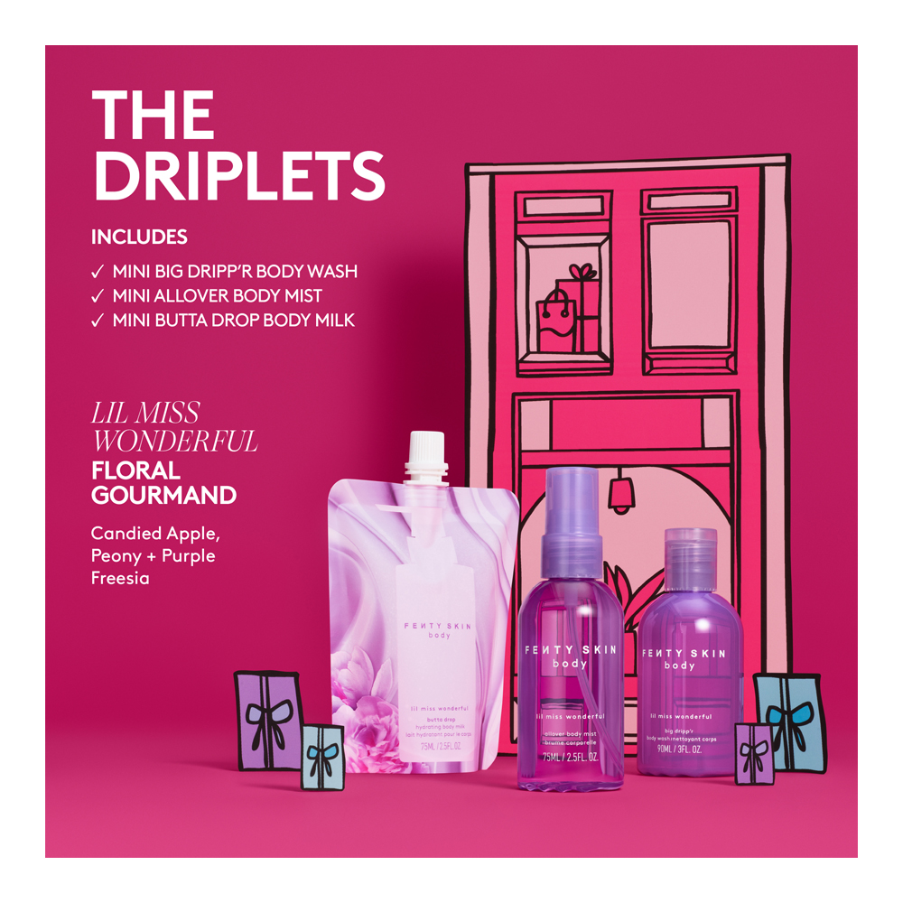 Buy Fenty Skin The Driplets Mini Body Wash Trio (Holiday Limited ...
