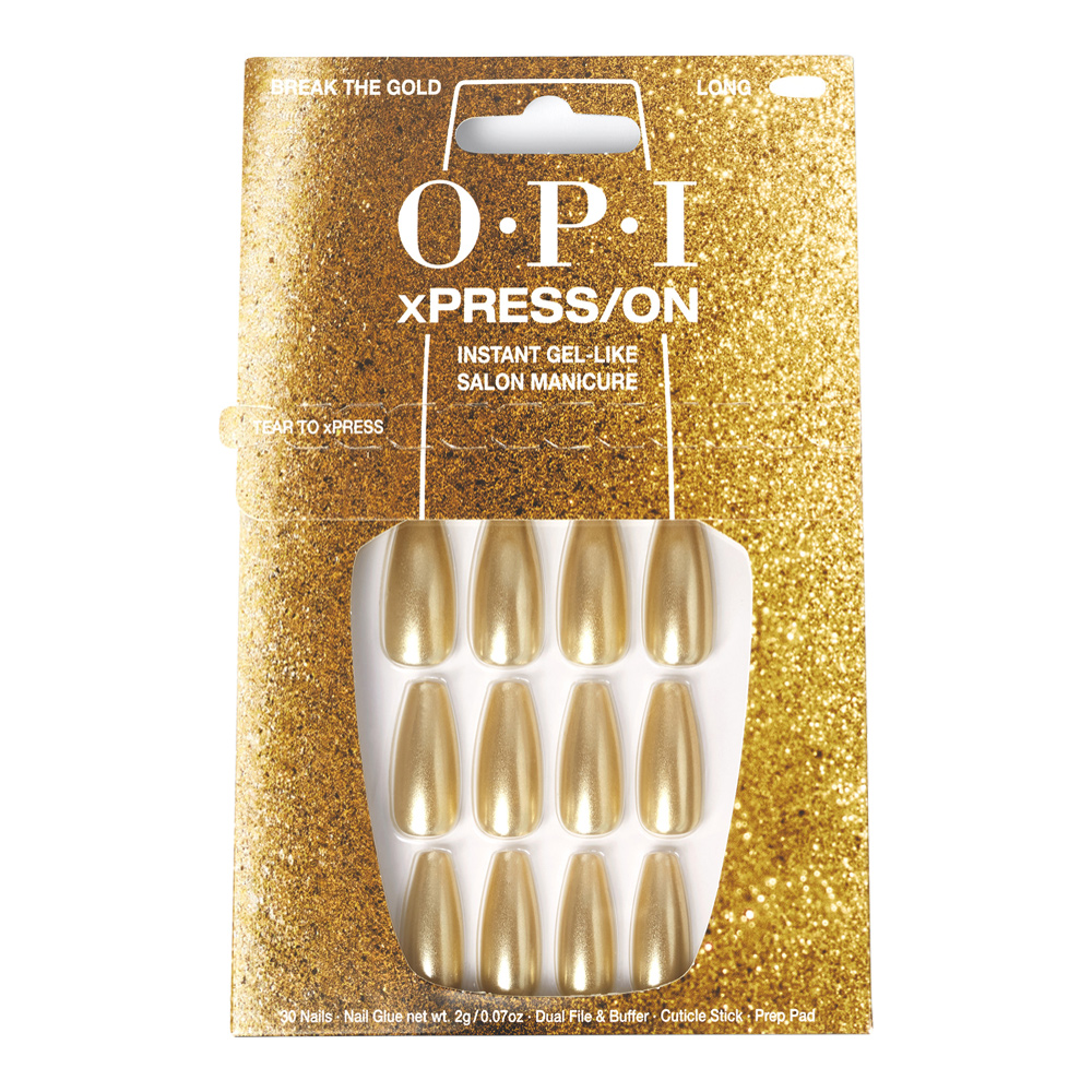 Break the Gold xPRESS/ON Instant Gel-Like Salon Manicure