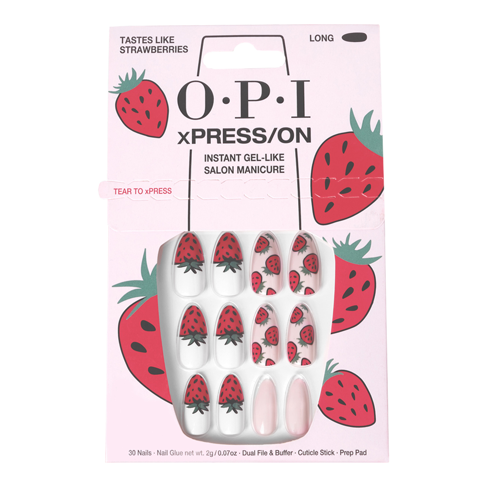 Tastes Like Strawberries xPRESS/ON Instant Gel-Like Salon Manicure
