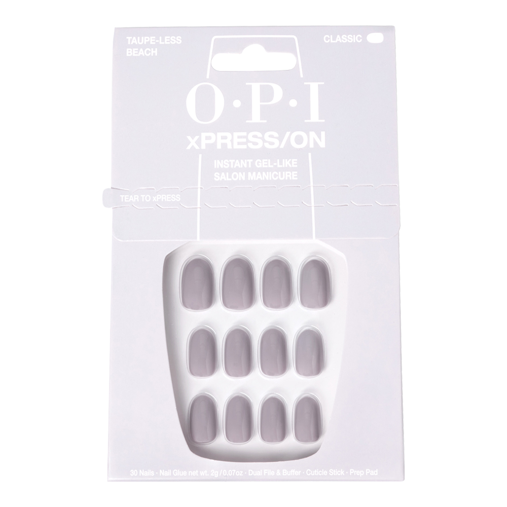 Taupe-less Beach xPRESS/ON Instant Gel-Like Salon Manicure