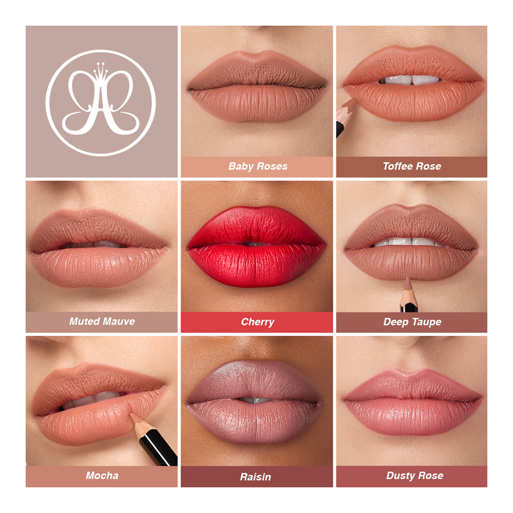 12 Farben Lip Liner Set – Wasserdicht, Lang Anhaltend, Für Präzise Lippenkonturierung